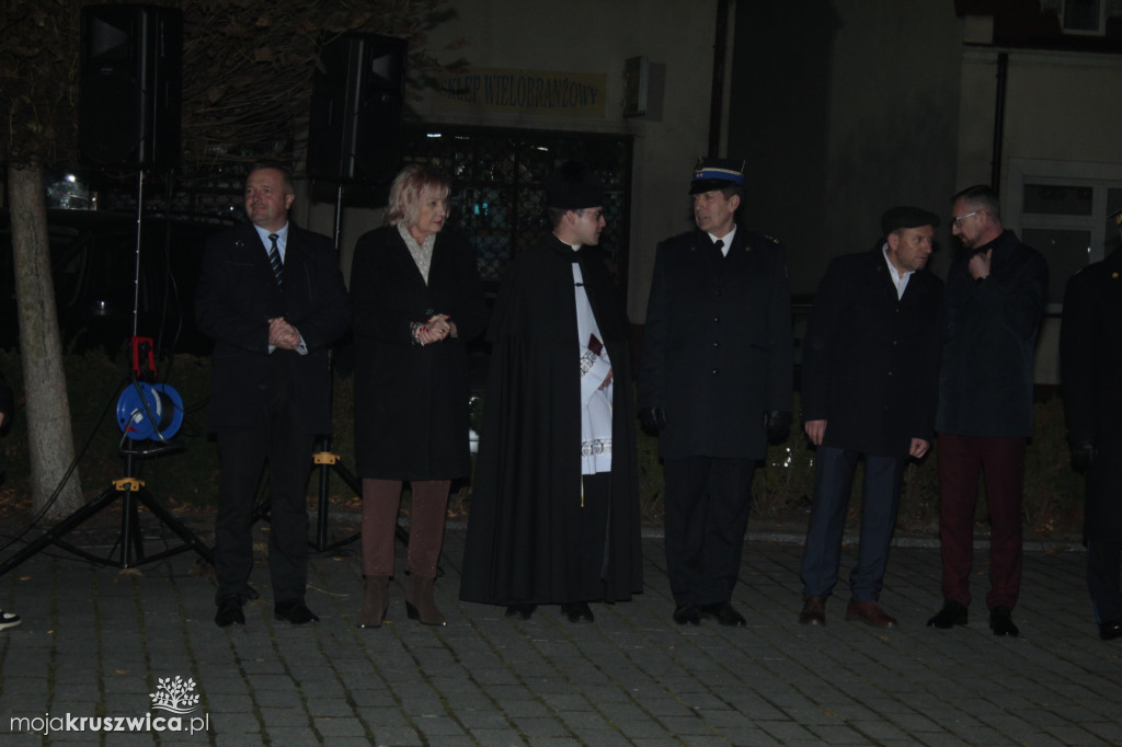 Oficjalne przekazanie wozu strażackiego w Kruszwicy 14.11.2025