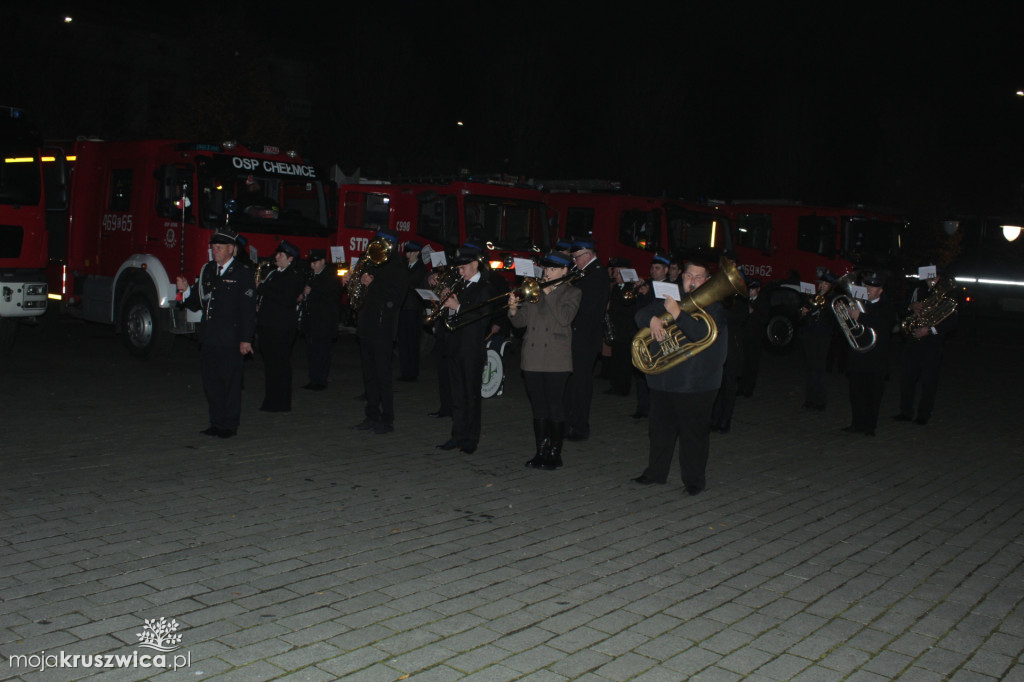 Oficjalne przekazanie wozu strażackiego w Kruszwicy 14.11.2025
