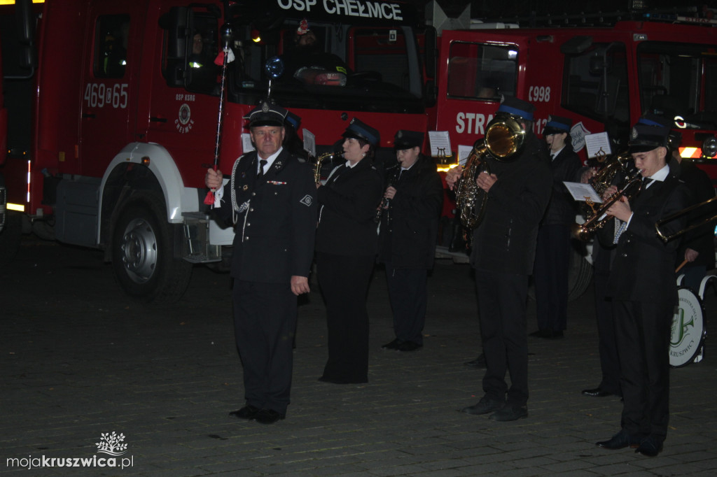 Oficjalne przekazanie wozu strażackiego w Kruszwicy 14.11.2025