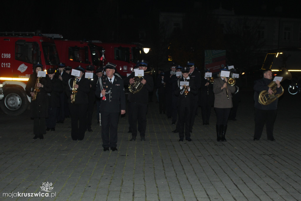 Oficjalne przekazanie wozu strażackiego w Kruszwicy 14.11.2025