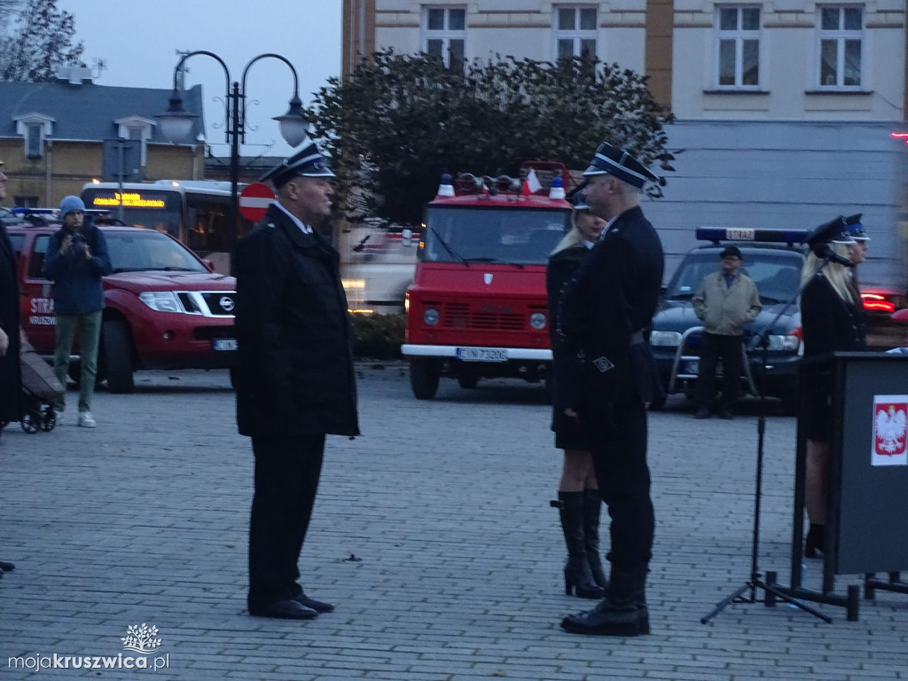 Oficjalne przekazanie wozu strażackiego w Kruszwicy 14.11.2025