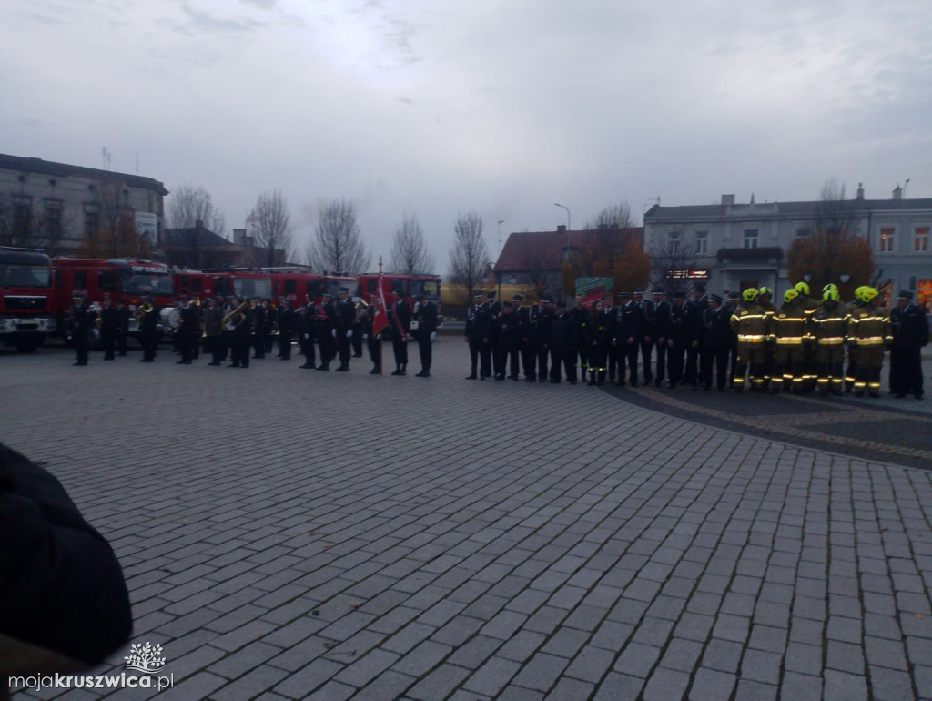 Oficjalne przekazanie wozu strażackiego w Kruszwicy 14.11.2025