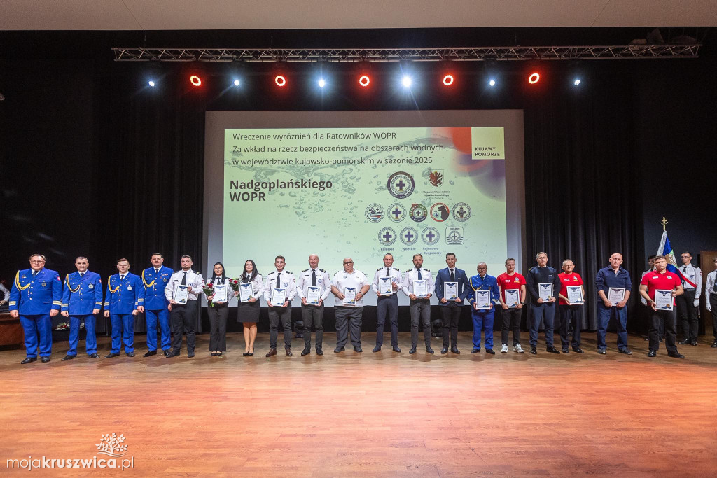 Uroczyste podsumowanie sezonu WOPR w Auli UMK w Toruniu