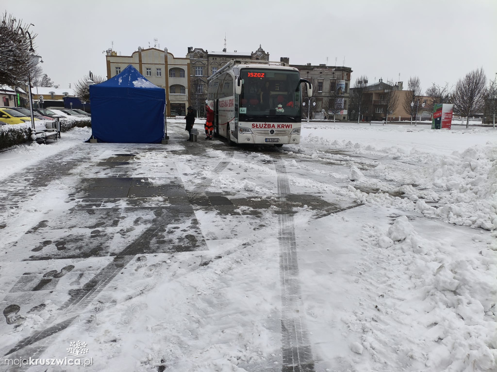 Na Rynku w Kruszwicy możesz oddac krew. Akcja trwa do 13:00
