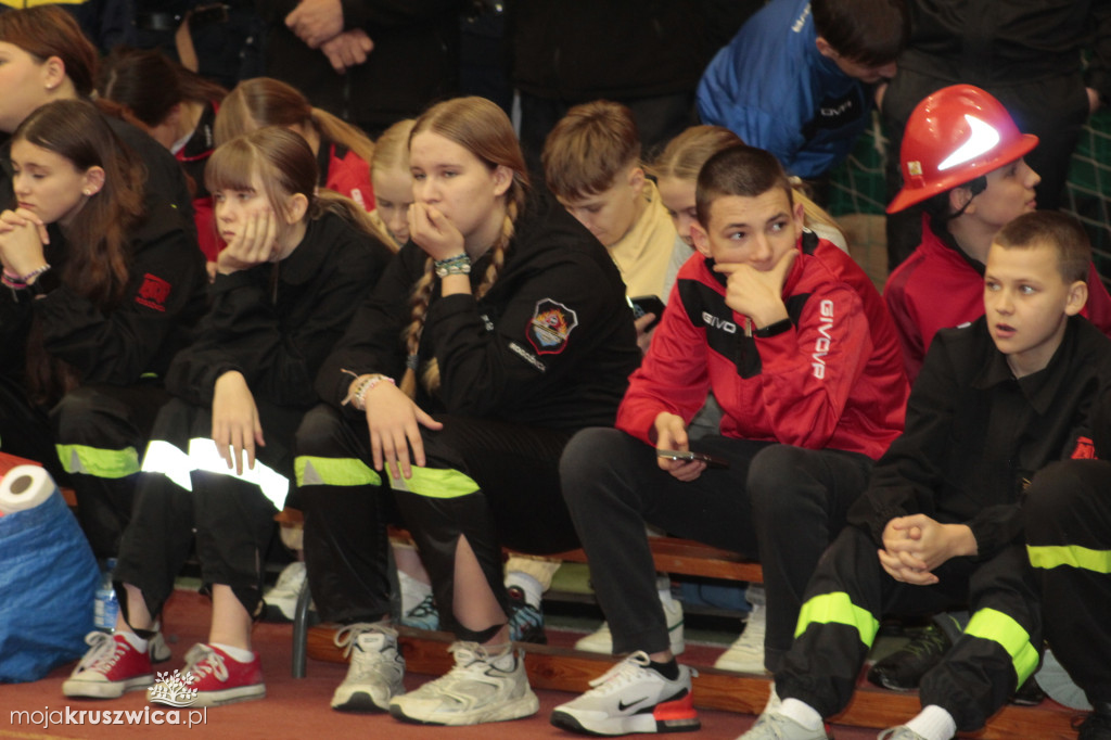 Wola Wapowska: Trwają Powiatowe Halowe Zawody Sportowo-Pożarnicze