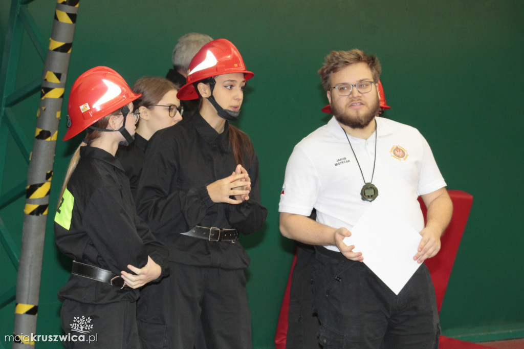 Wola Wapowska: Trwają Powiatowe Halowe Zawody Sportowo-Pożarnicze