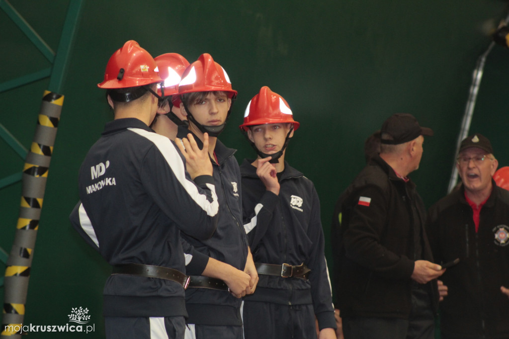 Wola Wapowska: Trwają Powiatowe Halowe Zawody Sportowo-Pożarnicze