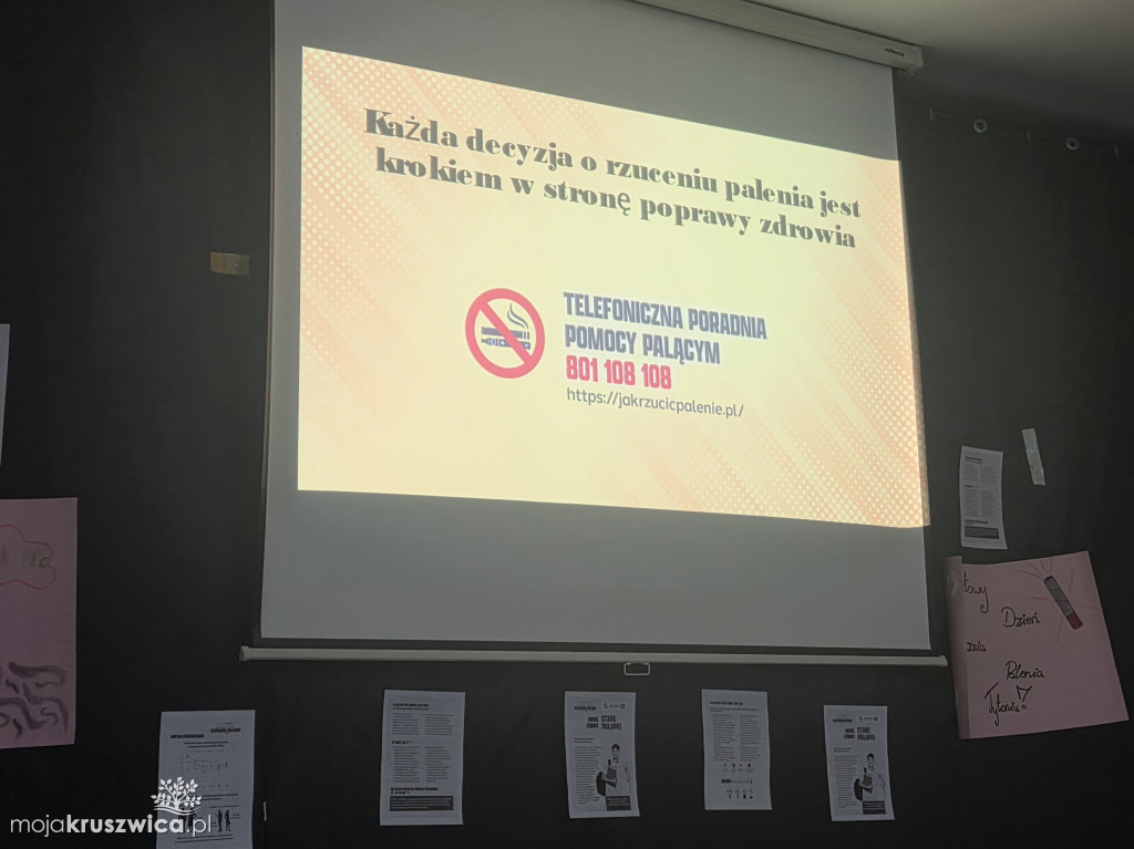 Światowy Dzień Rzucania Palenia Nikotyny w MOW w Kruszwicy