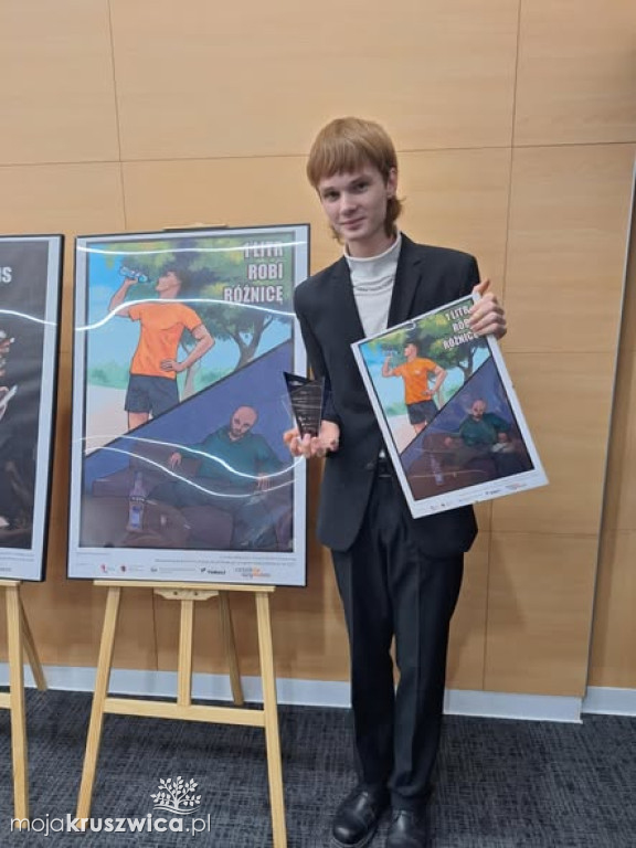 Szymon Migdalski z wyróżnieniem w konkursie „Plakat! Akcja! Reakcja!”