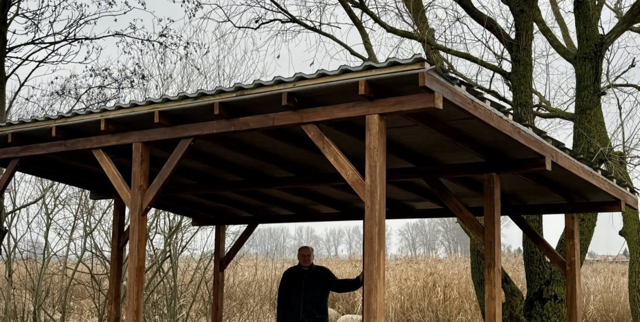Tomasz Frejliszek: Zakończono realizację altany w sołectwie Grodztwo.