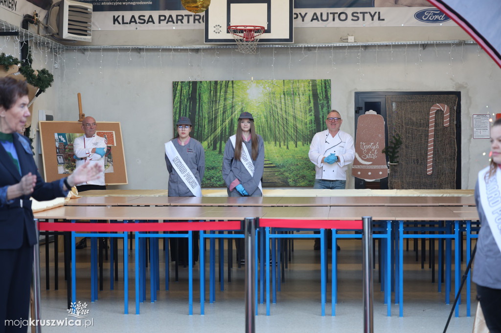 Inowrocławski AS bije rekord Polski na największą mozaikę z piernika