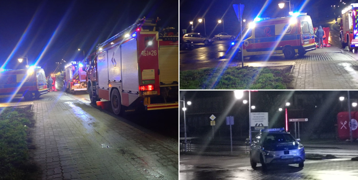 Służby na Zamkowej. Nocna interwencja w centrum Kruszwicy