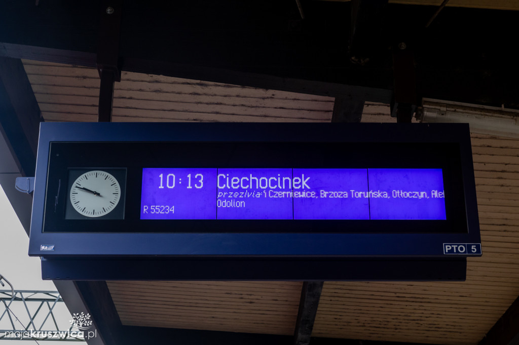 Duże zainteresowanie reaktywowanym połączeniem kolejowym do Ciechocinka