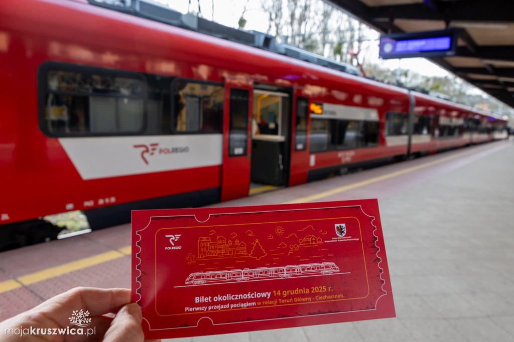 Duże zainteresowanie reaktywowanym połączeniem kolejowym do Ciechocinka