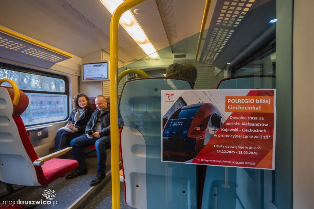 Duże zainteresowanie reaktywowanym połączeniem kolejowym do Ciechocinka