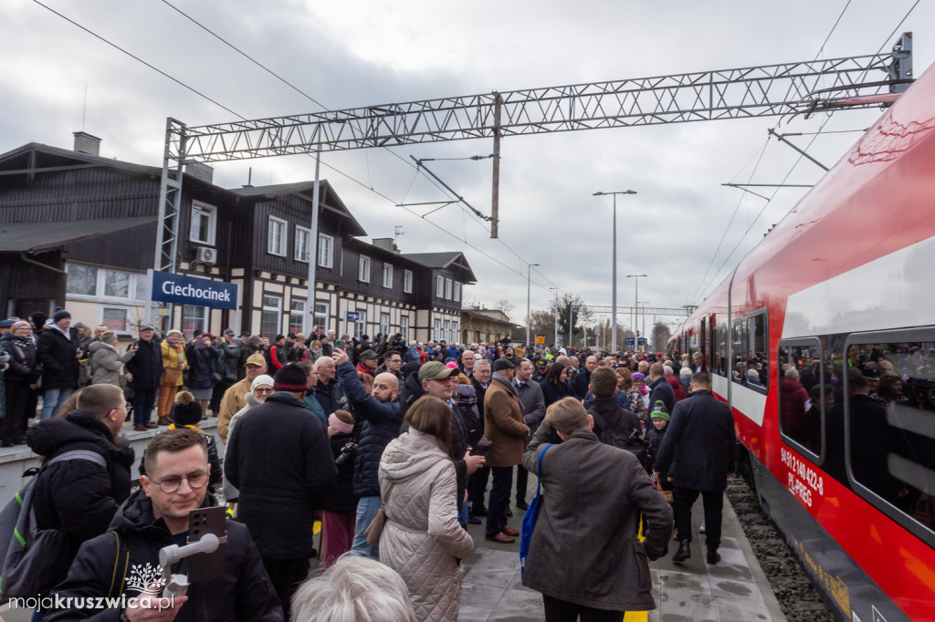 Duże zainteresowanie reaktywowanym połączeniem kolejowym do Ciechocinka