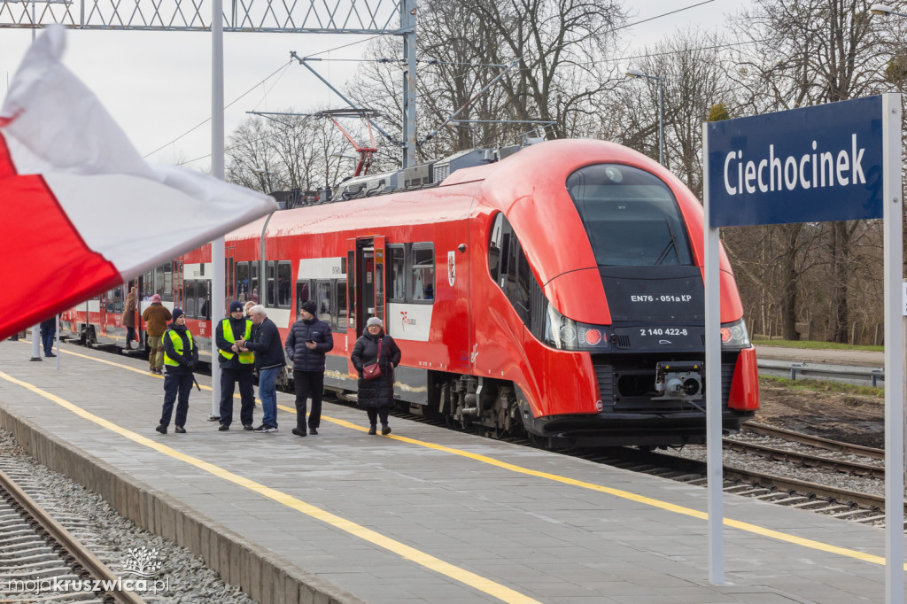 Duże zainteresowanie reaktywowanym połączeniem kolejowym do Ciechocinka