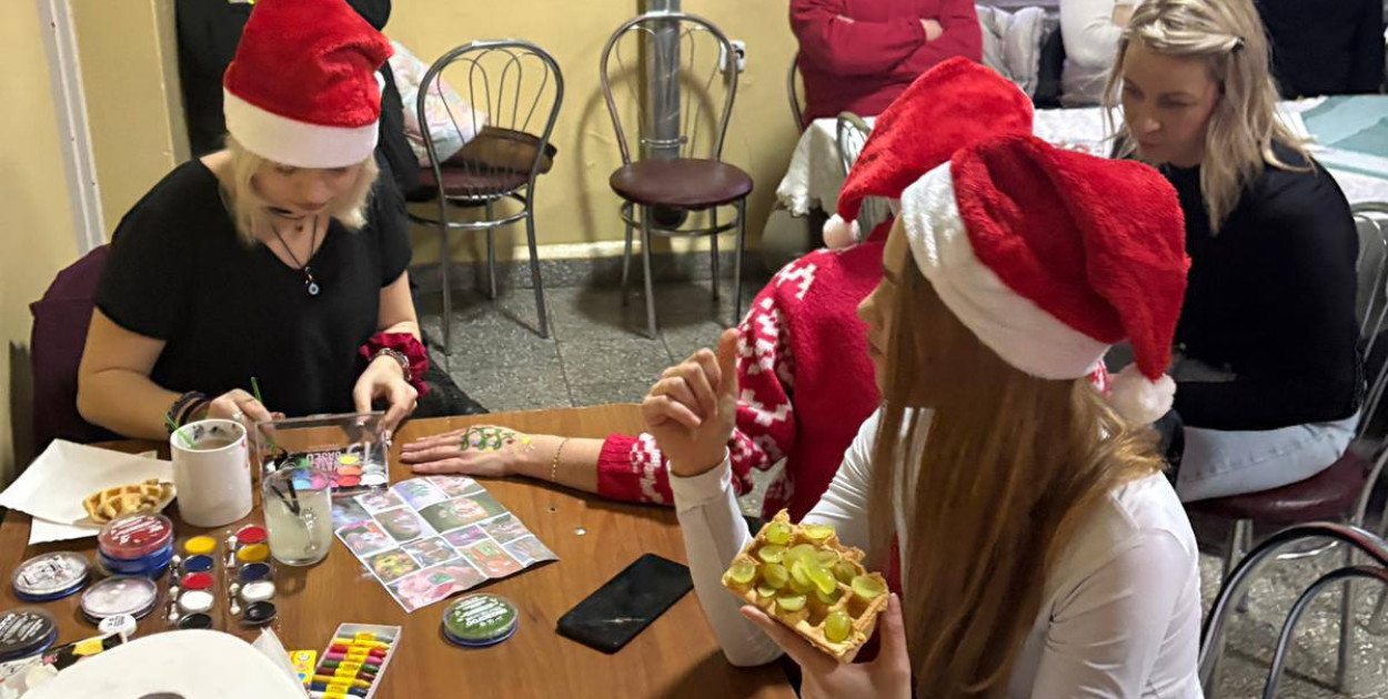 Mikołajkowo-świąteczne spotkanie dla dzieci z Racic i Lachmirowic