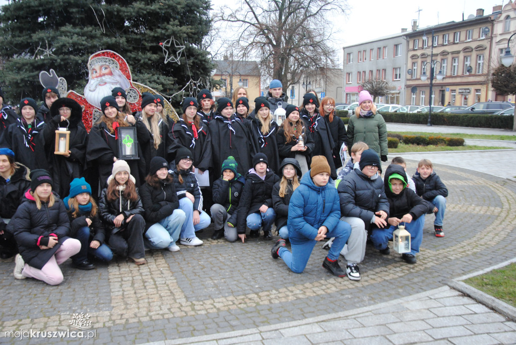 Betlejemskie Światełko Pokoju w Kruszwicy [ZDJĘCIA]