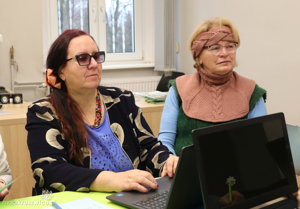 Spotkanie w MGBP w Kruszwicy w ramach projektu EcoDigital Seniors
