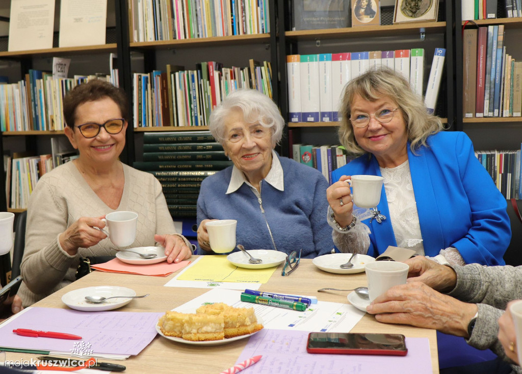 Spotkanie w MGBP w Kruszwicy w ramach projektu EcoDigital Seniors