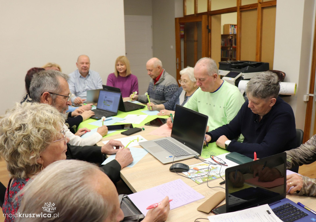 Spotkanie w MGBP w Kruszwicy w ramach projektu EcoDigital Seniors