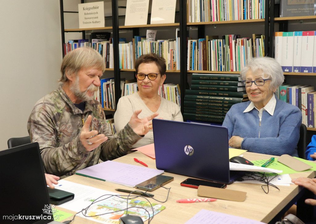 Spotkanie w MGBP w Kruszwicy w ramach projektu EcoDigital Seniors