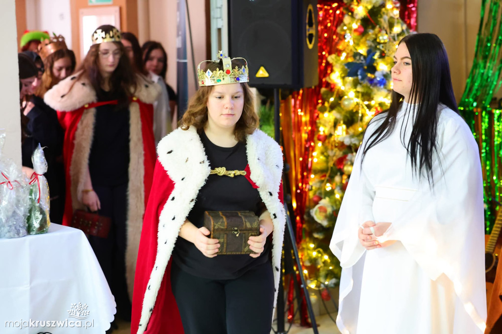 Świąteczne spotkanie wigilijne w Młodzieżowym Ośrodku Wychowawczym w Kruszwicy