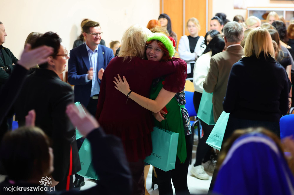 Świąteczne spotkanie wigilijne w Młodzieżowym Ośrodku Wychowawczym w Kruszwicy