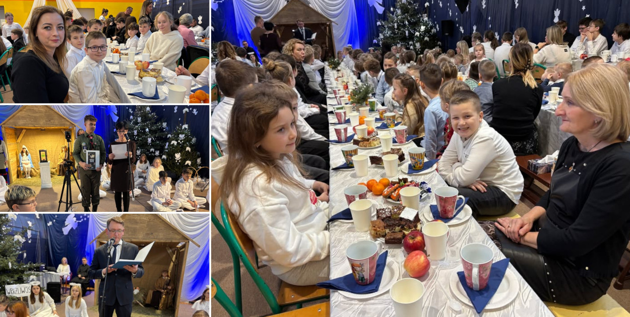 „W drodze do Betlejem” : Szkolne spotkanie wigilijne w Sławsku Wielkim