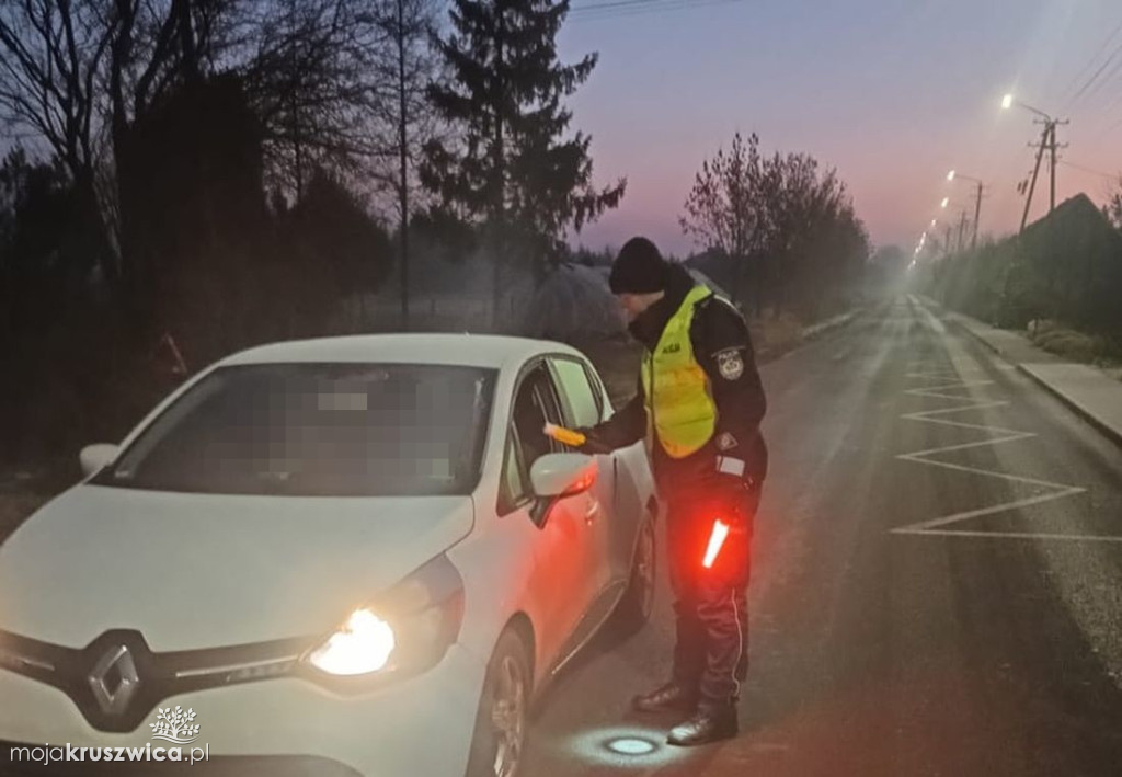 52-latek zatrzymany w Kruszwicy. Jechał pod wpływem