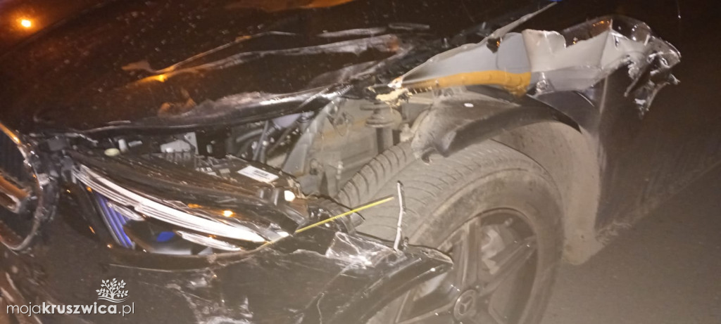 Kruszwica. Policjanci zatrzymali sprawcę. Był uzbrojony w niebezpieczne narzędzie