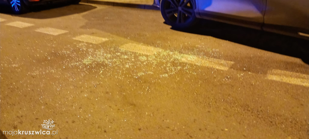 Kruszwica. Policjanci zatrzymali sprawcę. Był uzbrojony w niebezpieczne narzędzie