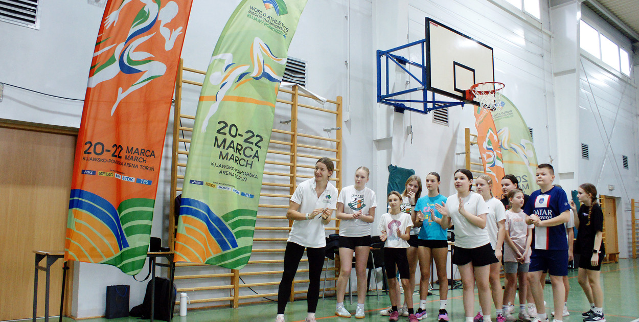 Lekcja wychowania fizycznego „Poznaj Mistrza!” w Kruszwicy