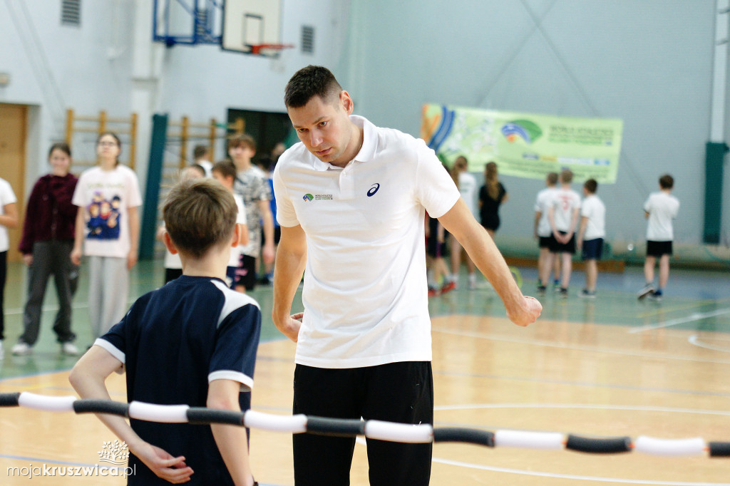 Lekcja wychowania fizycznego „Poznaj Mistrza!” w Kruszwicy