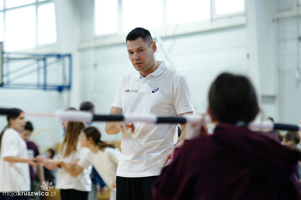 Lekcja wychowania fizycznego „Poznaj Mistrza!” w Kruszwicy