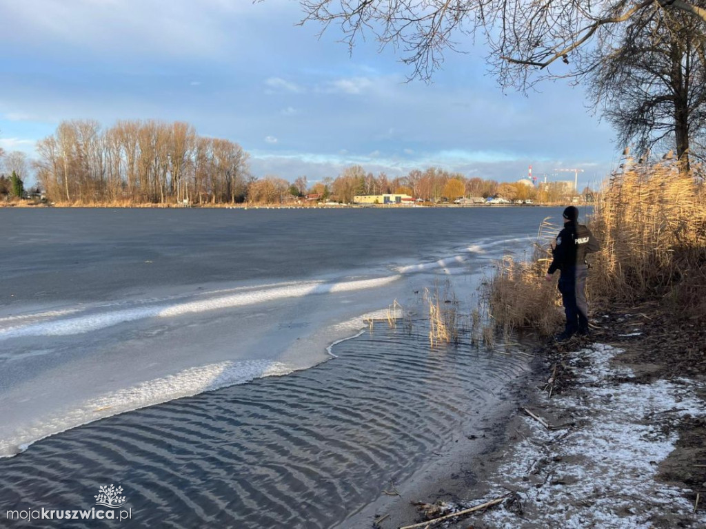 Policja, straż i WOPR: Nie wchodź na zamarzające akweny!