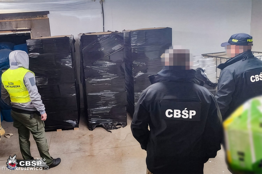 REGION: Wielka akcja CBŚP i KAS. 9 osób zatrzymanych