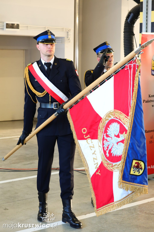 Tak żegnano komendanta PSP w Inowrocławiu [ZDJĘCIA]