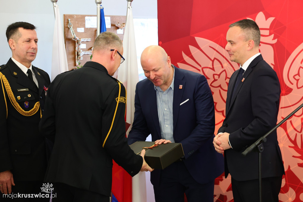 Tak żegnano komendanta PSP w Inowrocławiu [ZDJĘCIA]
