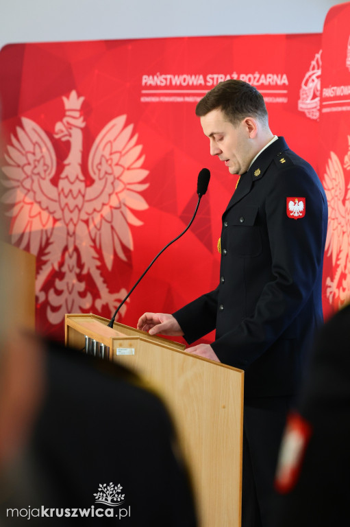Tak żegnano komendanta PSP w Inowrocławiu [ZDJĘCIA]