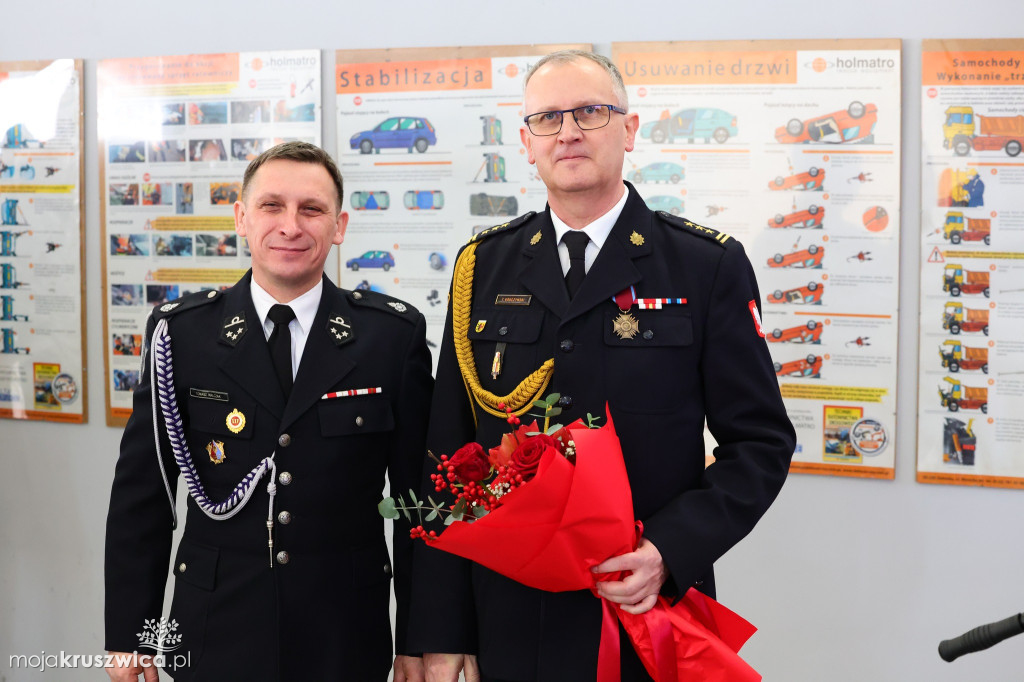 Tak żegnano komendanta PSP w Inowrocławiu [ZDJĘCIA]