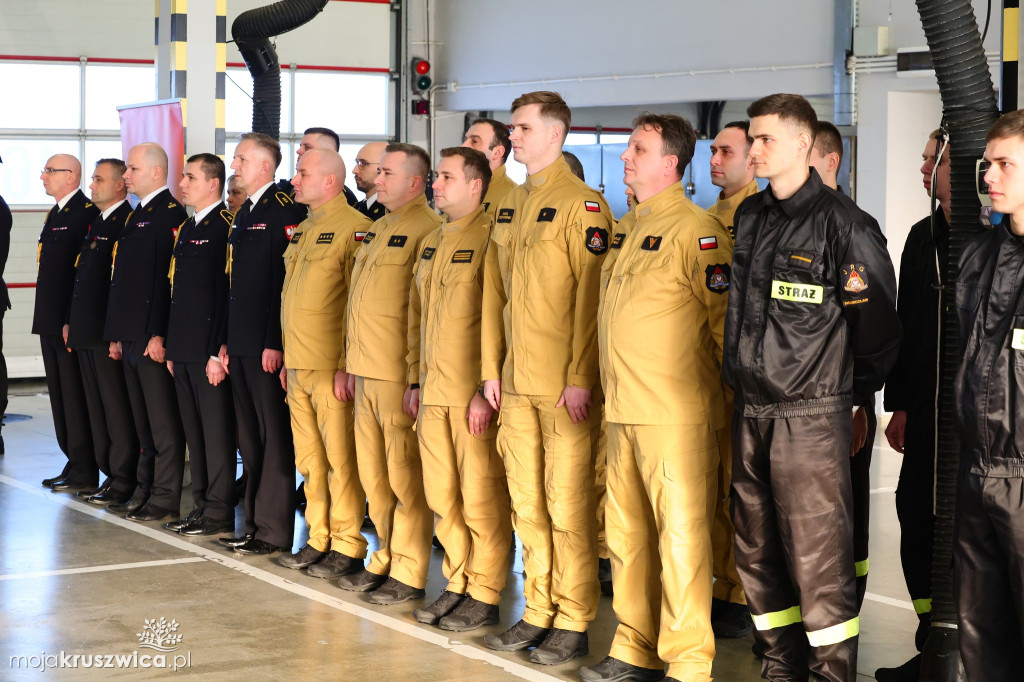 Tak żegnano komendanta PSP w Inowrocławiu [ZDJĘCIA]