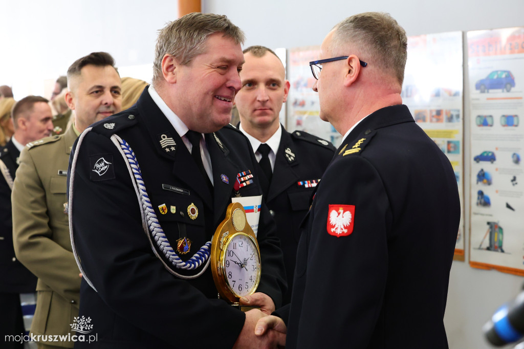 Tak żegnano komendanta PSP w Inowrocławiu [ZDJĘCIA]