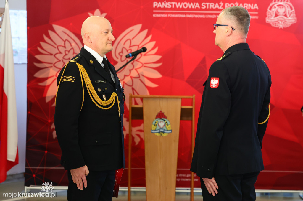 Tak żegnano komendanta PSP w Inowrocławiu [ZDJĘCIA]