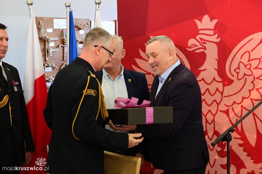 Tak żegnano komendanta PSP w Inowrocławiu [ZDJĘCIA]