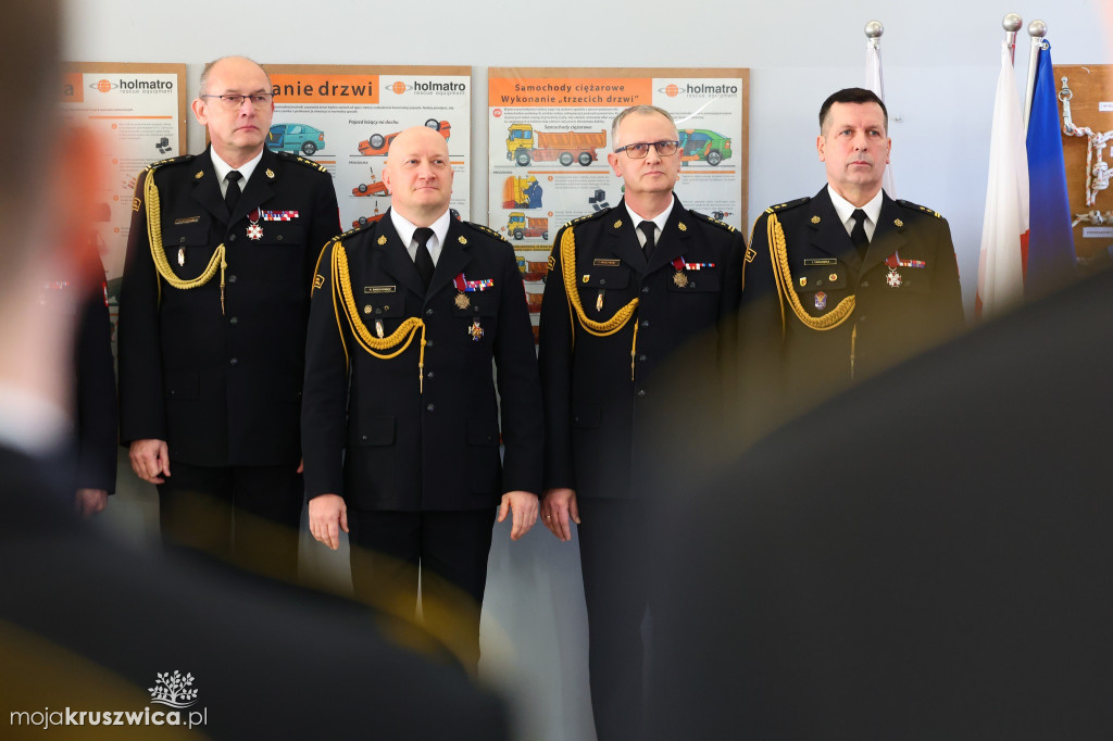 Tak żegnano komendanta PSP w Inowrocławiu [ZDJĘCIA]