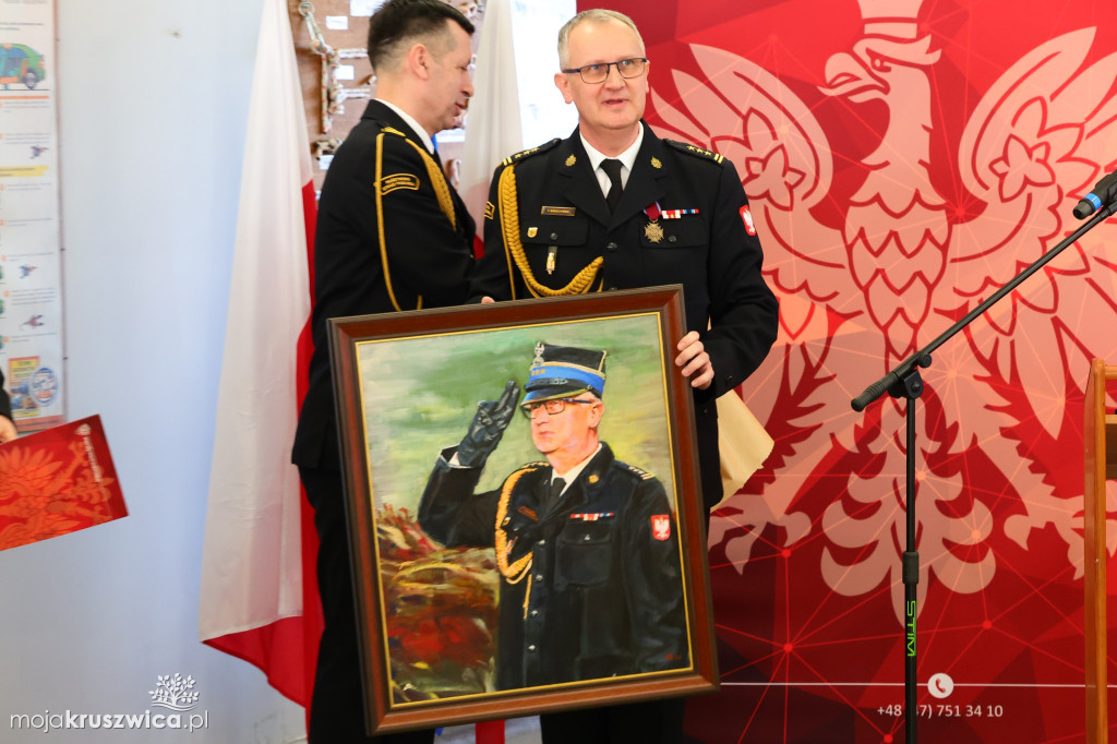 Tak żegnano komendanta PSP w Inowrocławiu [ZDJĘCIA]