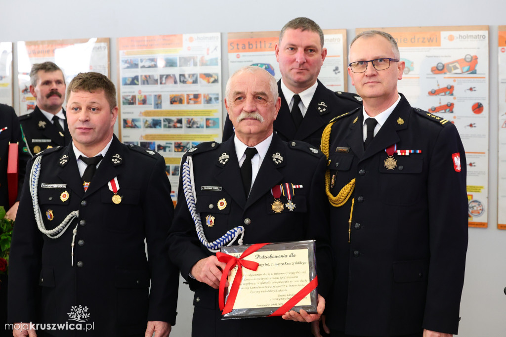 Tak żegnano komendanta PSP w Inowrocławiu [ZDJĘCIA]