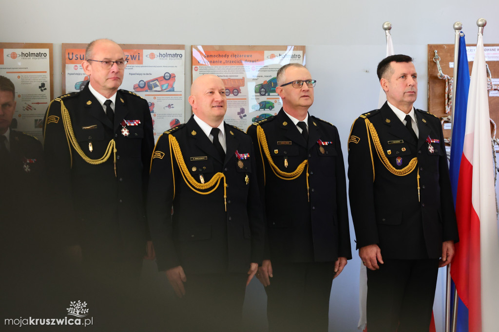 Tak żegnano komendanta PSP w Inowrocławiu [ZDJĘCIA]